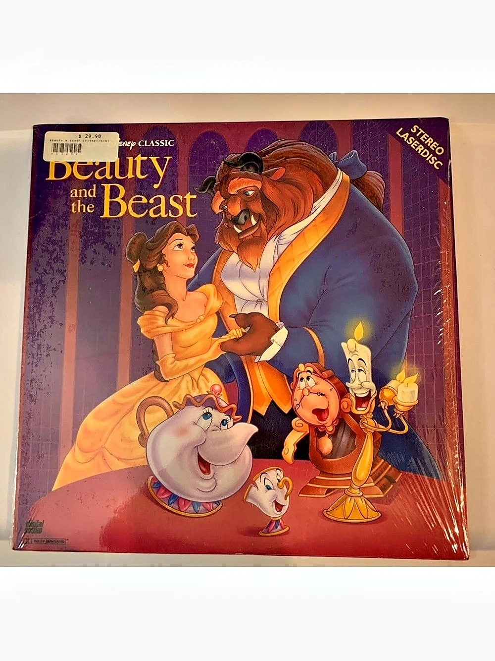 Walt Disney Home Video Beauty and the Beast VHS Widescreen 2-Disc Set